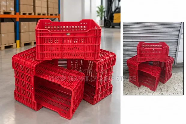Heavy Duty Plastic Crates - Brand New - 1