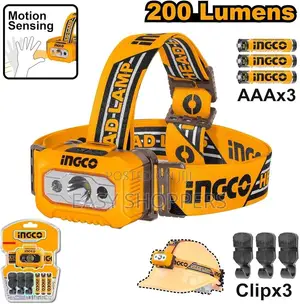 INGCO LED Headlamp 200-Lumen