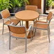 Brand New Plastic Dining Table and Chairs Set - 2