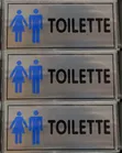 Man and Woman Washroom Toilet Sign - 1