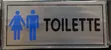 Man and Woman Washroom Toilet Sign - 2