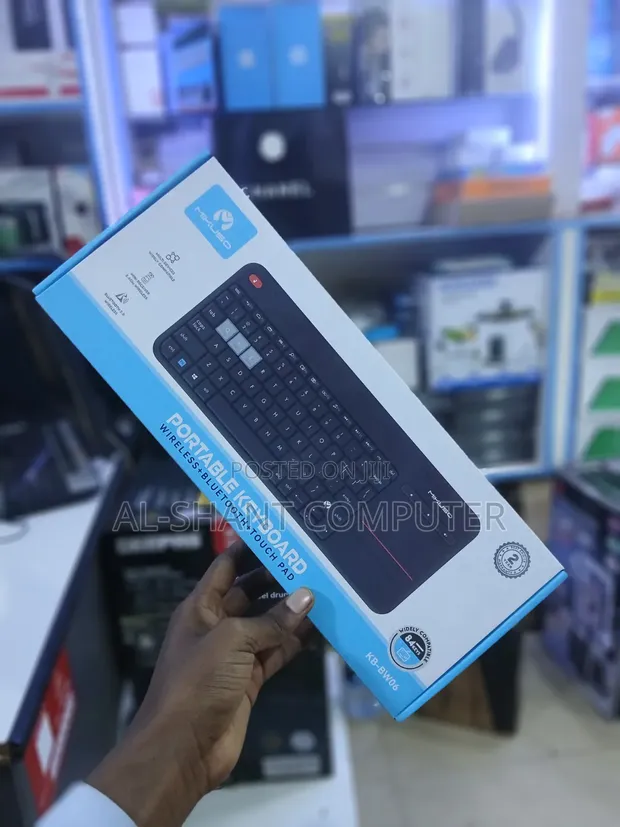 Mikuso Mini Wireless Keyboard with Touchpad - 1