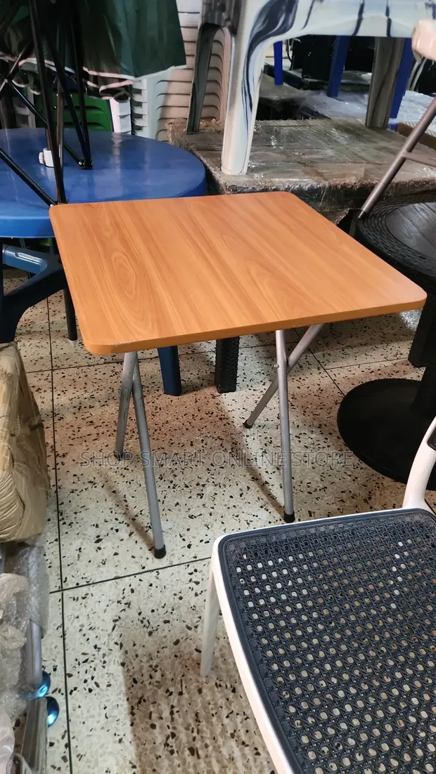 Brand New Heavy Duty Wooden Foldable Reading/Study Table - 1