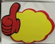 5 Pieces A4 Size Thumbs Up Price Tags (L) Sticker Signs - 2