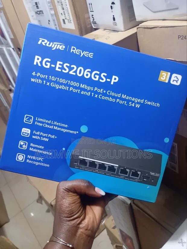 Roujie RG-ES206GS-P 6-Port Cloud Managed Switch - 1