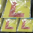 5 Pieces A4 Learner Driver "L" Sign Boards with Suction Cups - 2