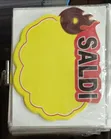 5 Pieces A4 Size SALDI Sale Label Tags Sticker Sign - 1