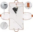 Luxury 2-in-1 Leather Garment Bag - 3