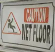 5 Pieces A4 Size Caution Wet Floor Sticker Sign - 2