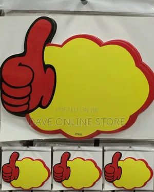 A4 Size Thumbs Up Price Tags (L) Sticker Signs