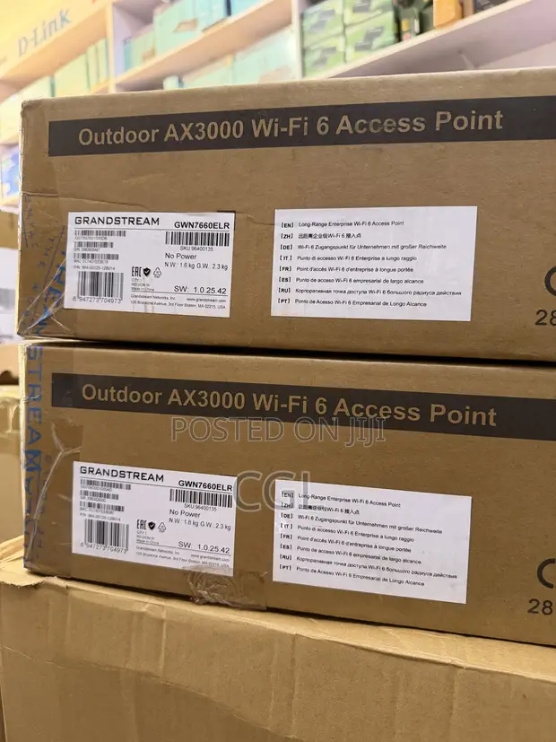 Grandstream GWN7660ELR Outdoor WiFi 6 Access Point - 1