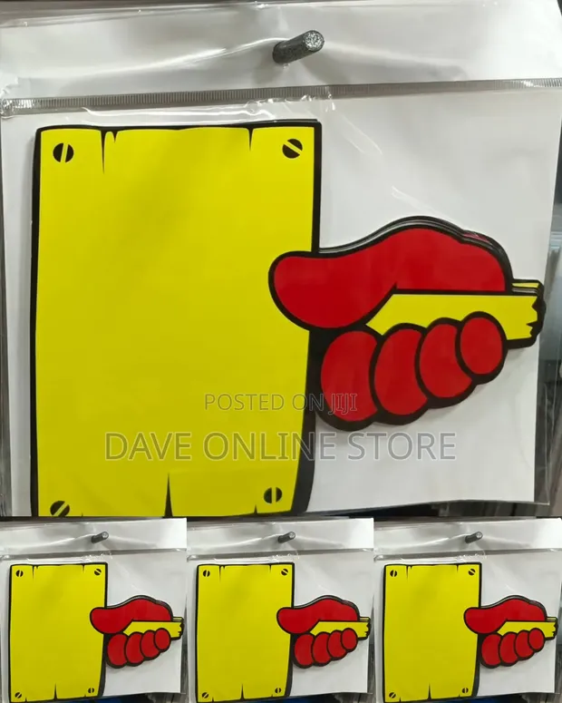 A4 Size Board POP Price Tag Label Sign Sticker - 1
