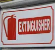 5 Pieces A4 Fire Extinguisher Location Sticker Sign - 2