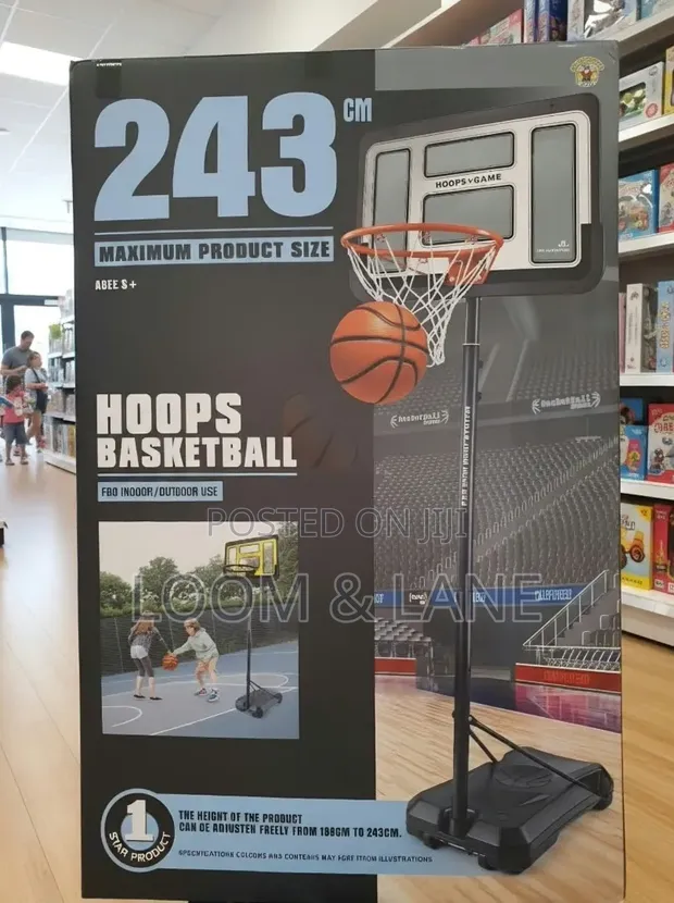 Freestanding Children's Basketball Hoop 243cm - 1