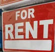 5 Pieces A4 Size Sign Stickers for Rent - 1