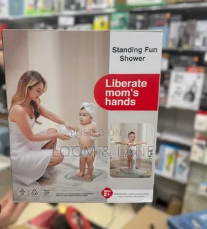 Infant Bath Support Shower Stand with Anti-Slip Base