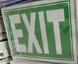 5 Pieces A4 Size EXIT Sign Sticker - 1
