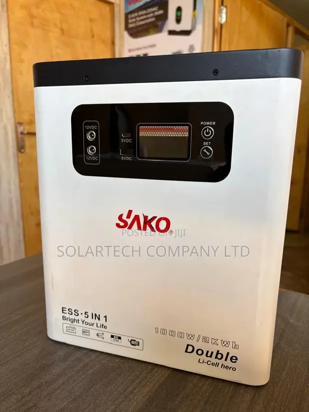 SAKO Alpha 1000W 2kWh Lithium Solar Power Station - 1