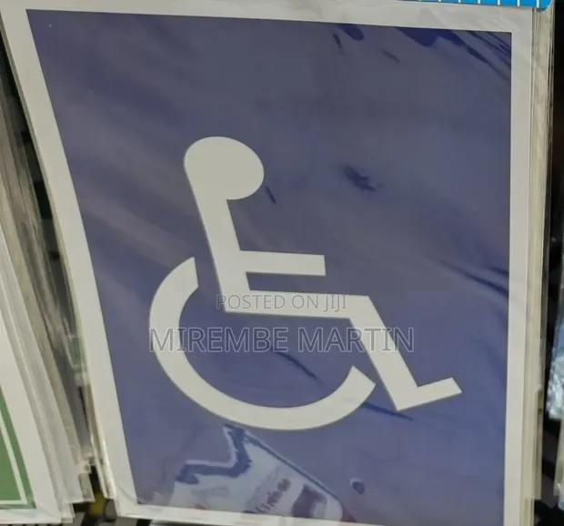 A4 Size Reserved Handicapped Parking Sign - 1