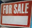 A4 Size 'For Sale' Sign Stickers (5 Pieces) - 1