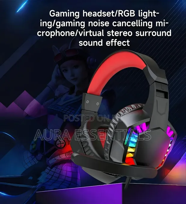 Weibo G62 RGB Gaming Headset - 1