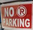 5 Pieces A4 Size 'No Parking' Sign Sticker - 1