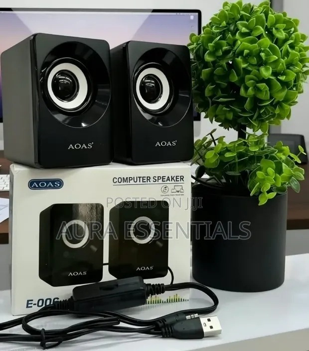 AOAS E-006 USB 2.0 Computer Speakers - 1