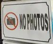 5 Pieces A4 Size 'No Photos' Sign Sticker - 2