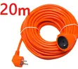 20m Orange Outdoor Extension Cord - 2