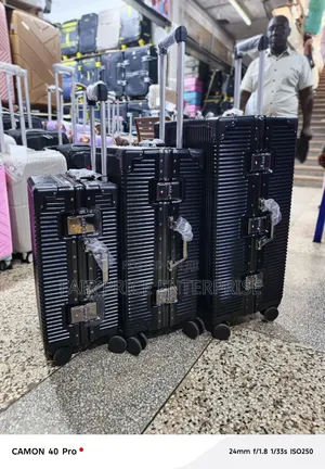 Classic Goodpatner Aluminum Plastic Suitcases - Full Set (3pcs)