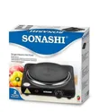 Sonashi Electric Single Solid Hot Plate - Black - 1