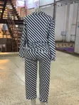 Women's Classic Striped Long-Sleeve Pajama & Loungewear Set - 2