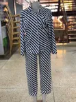 Women's Classic Striped Long-Sleeve Pajama & Loungewear Set - 3