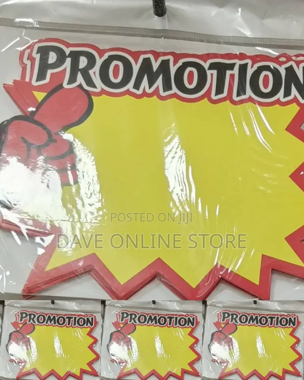 A4 Size Promotion Sale Label Tags Sticker Signs - 1