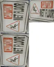 A4 Size Caution Wet Floor Sticker Sign - 2