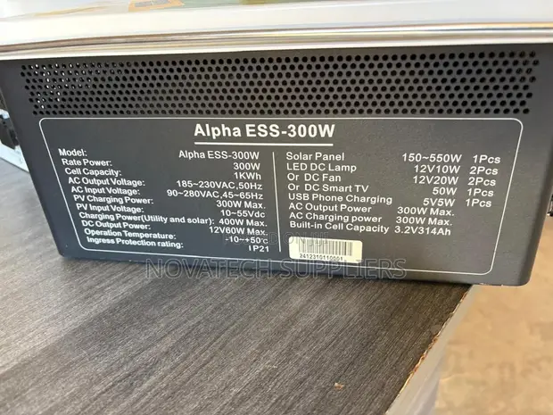 SAKO Alpha ESS-300W 1000Wh Off-Grid Solar Power Station - 1