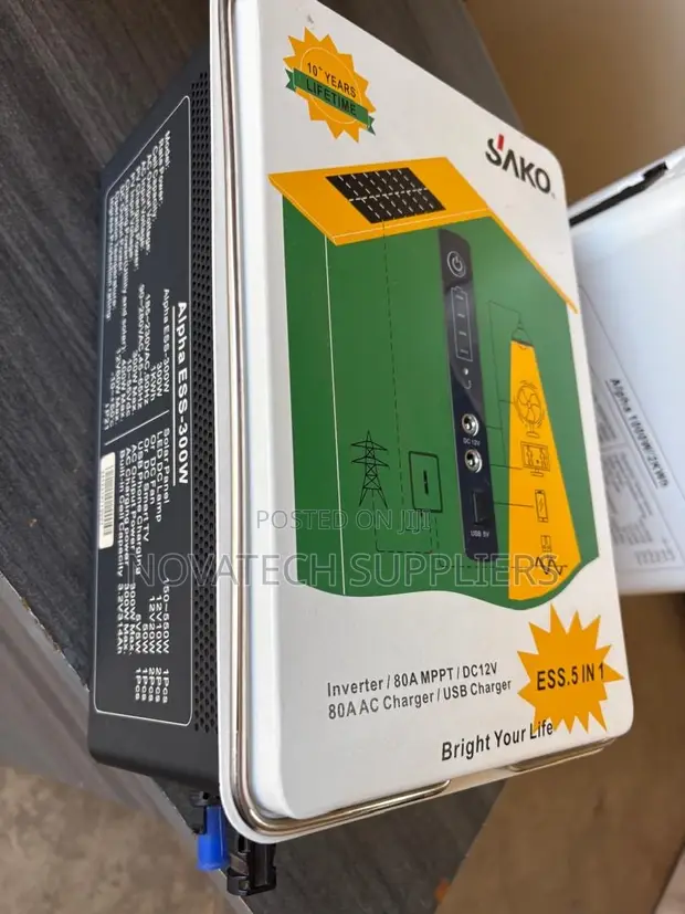 SAKO Alpha ESS-300W Solar Power Station - 1kWh Battery - 1