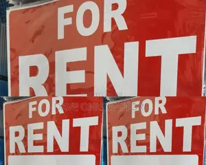 A4 Size 'For Rent' Sign Sticker