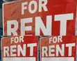 A4 Size 'For Rent' Sign Sticker - 1