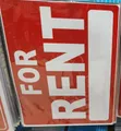 A4 Size 'For Rent' Sign Sticker - 2