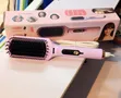 Straight Hair Styling Brush - Pink & Black - 1