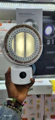 Desktop Floodlight Fan with LED Ring Light - 2