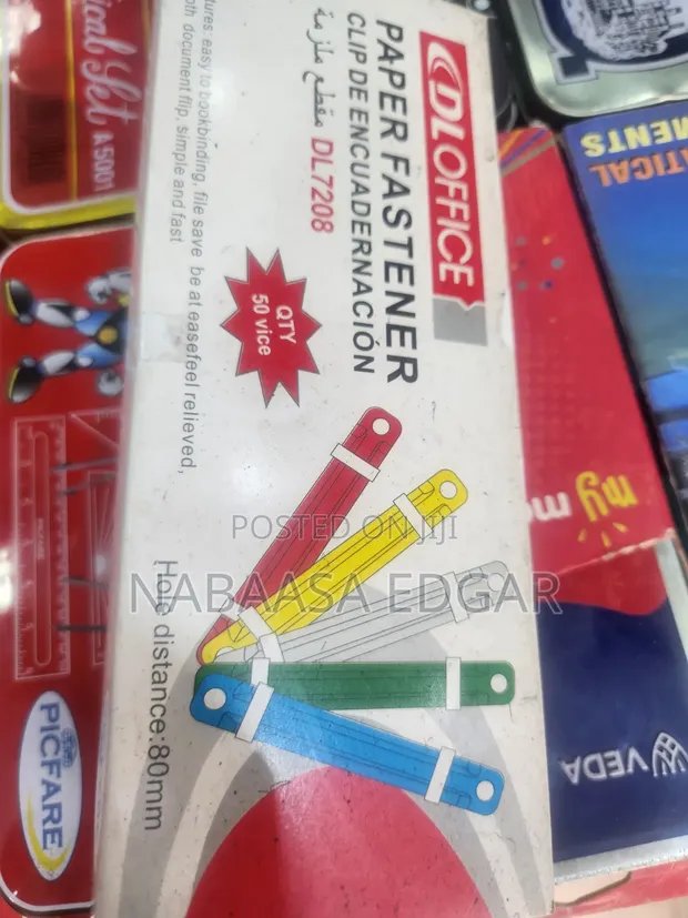 Paper/File Fasteners (Metallic & Plastic) - 1