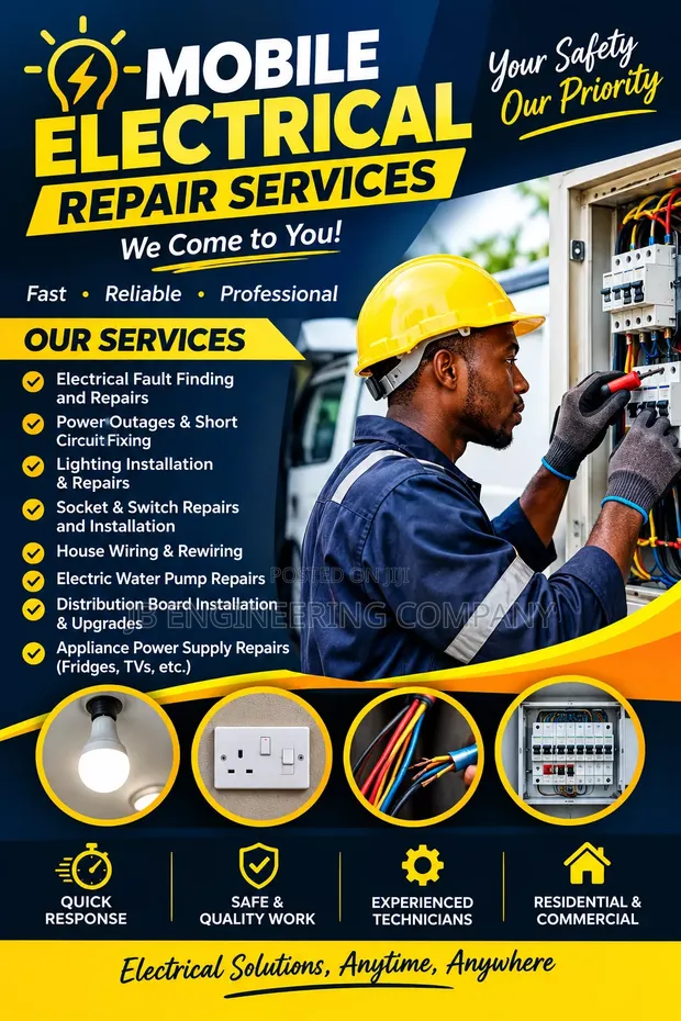 Mobile Electrician Services - 1