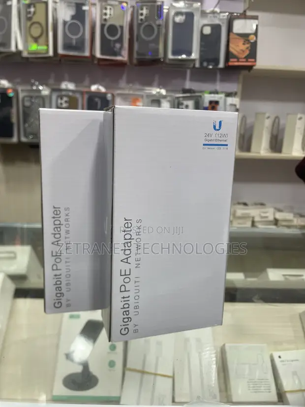 Ubiquiti 24V 12W Gigabit PoE Adapter - New - 1
