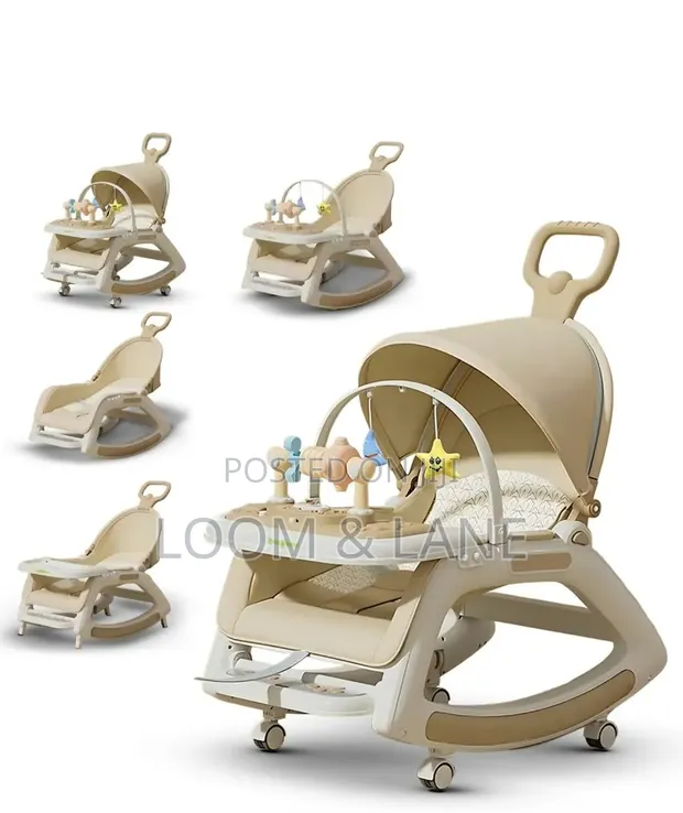 5-in-1 Multi-Functional Baby Chair and Musical Walker - 1