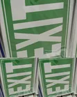 5 Pieces A4 Size EXIT Sign Sticker - 1