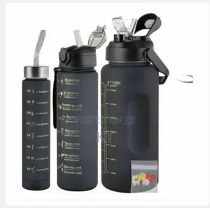 3-in-1 Motivational Sports Water Bottle
