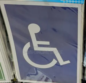 A4 Size Reserved Handicapped Parking Sign