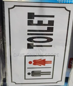 A4 Toilet Sign Board - Men & Women